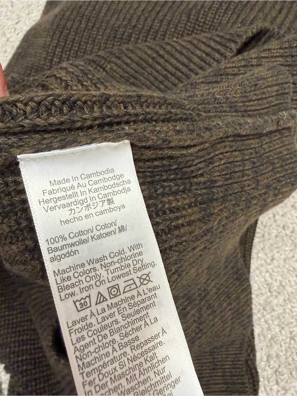 Bundles of 2 Men's Crewneck Sweater - Black and Olive